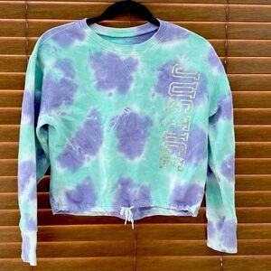 Justice Tue die active sweatshirt
